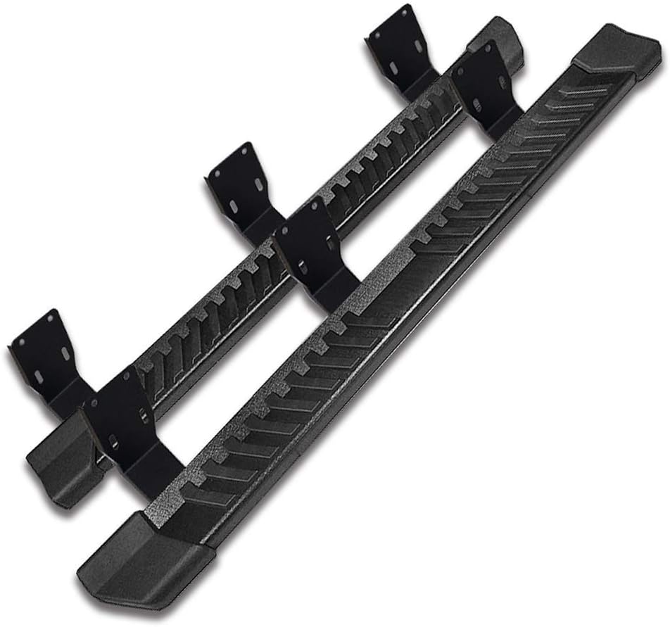 Black Stainless Steel Running Boards Y73522