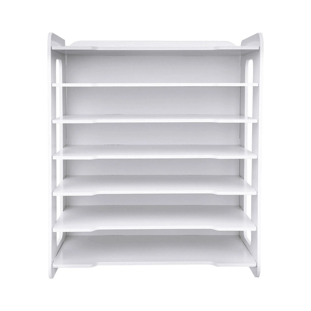 7 Tier Desktop Organizer File Shelf Document Storage Rack F8692