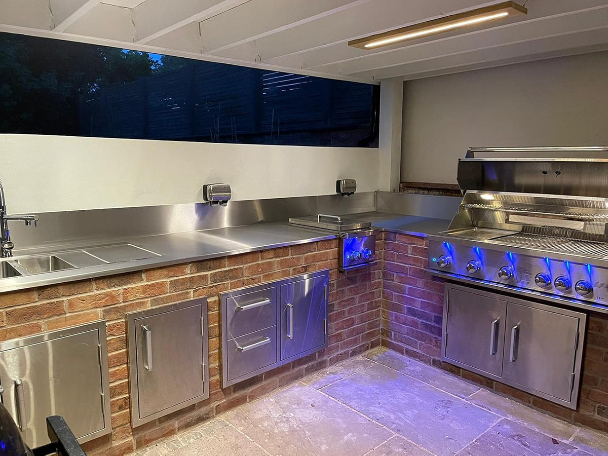 17 x 24 Inch 304 Stainless Steel Outdoor Kitchen BBQ Access Door N873