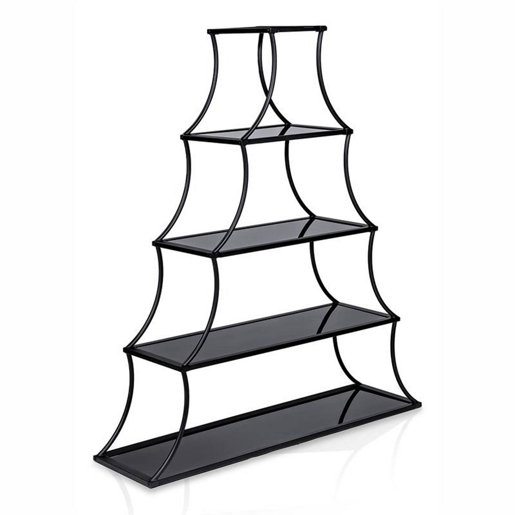 5 Shelf Bookshelf Sand Black G186890