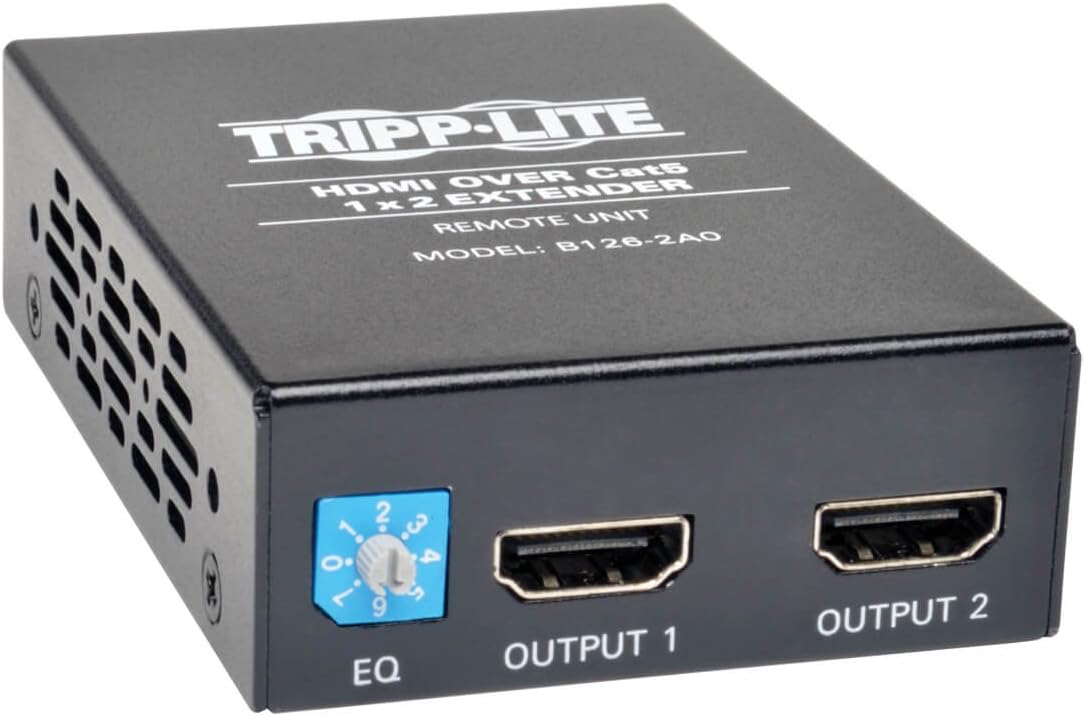4x4 HDMI Over Cat5 Cat6 Matrix Splitter Switch Black F171