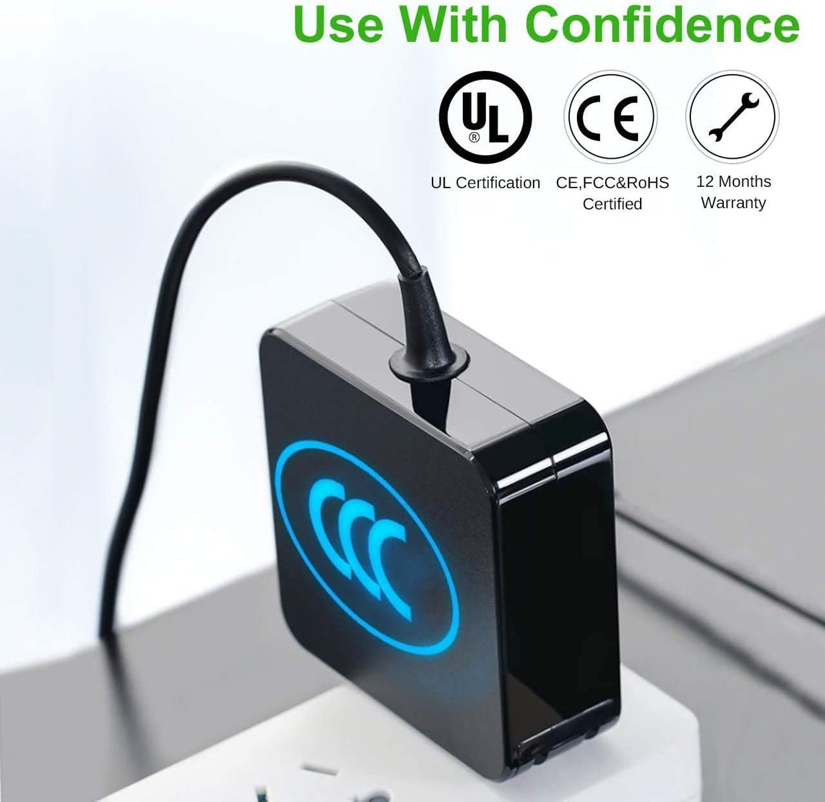 45W USB C Laptop Charger Power Adapter Y4098