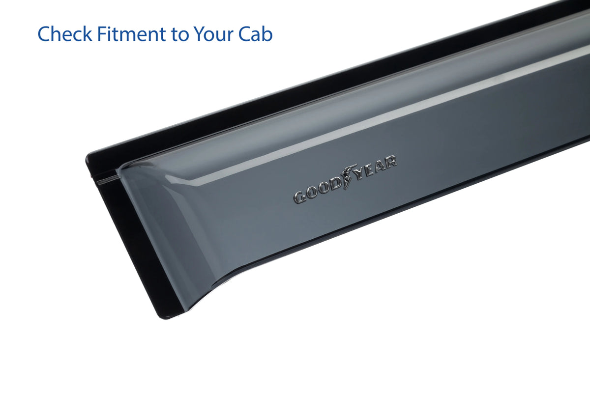 6 pcs Tape-on Window Deflectors Q452