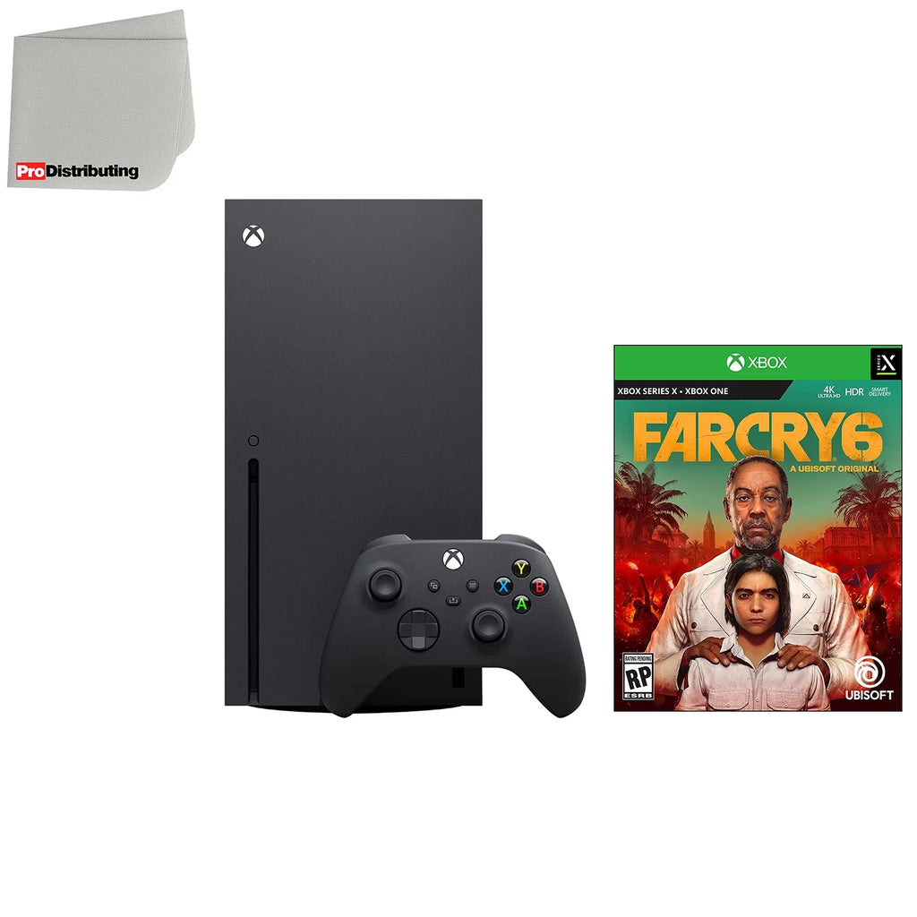 Xbox Series X 1TB Video Game Console with Far Cry 6 Standard Edition and Microfiber Cleaning Cloth P86601