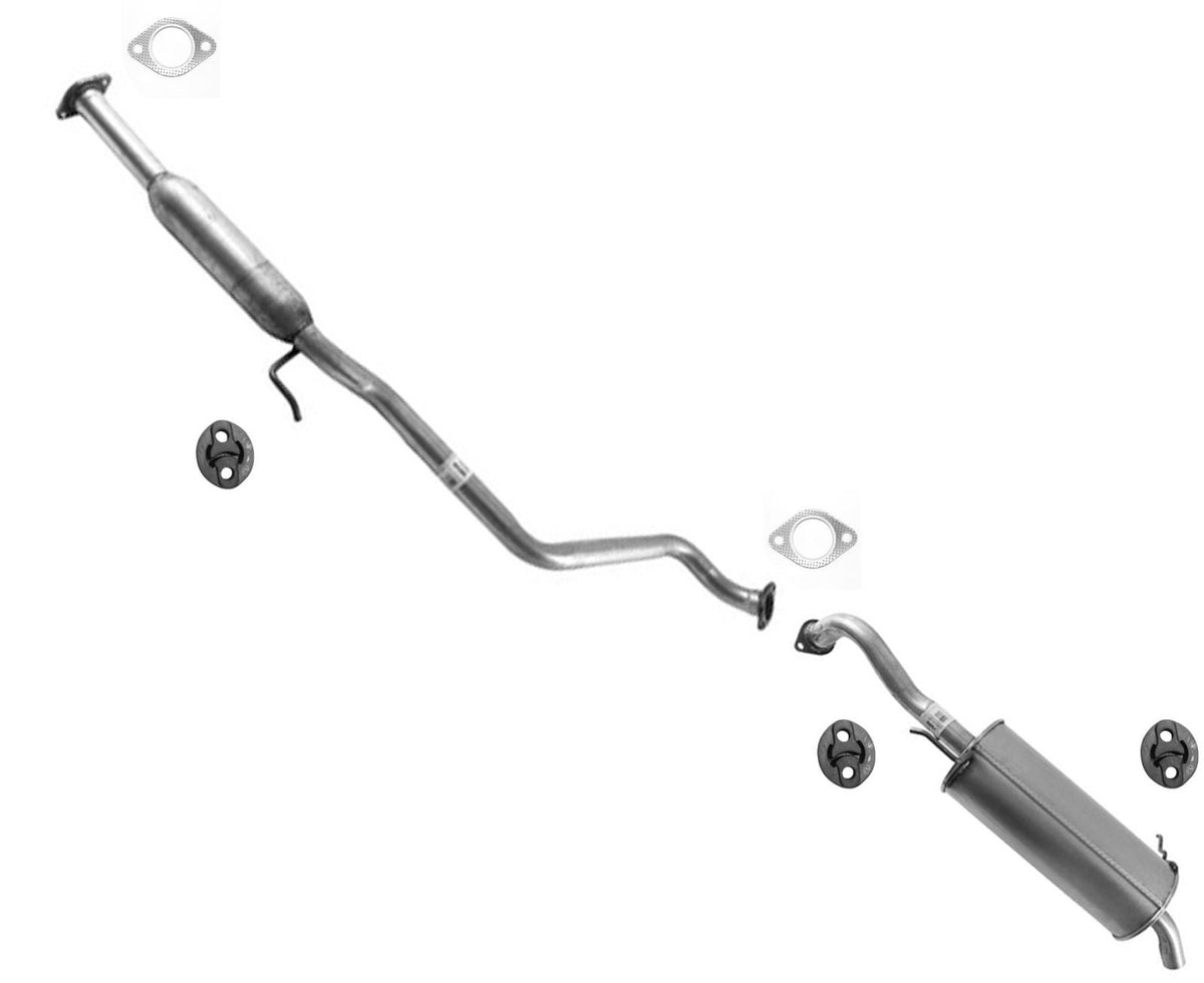 Exhaust Middle Resonator & Muffler for Hyundai Elantra 1.8L Sedan 2011-2016 C5792