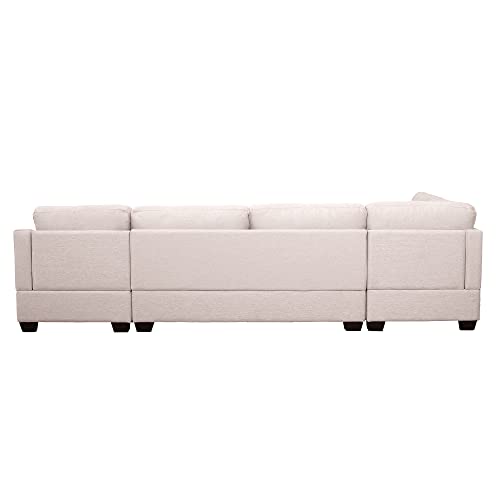 Beige U-Shape Sectional Sofa K989202
