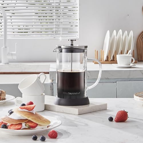 Black Compact Single-Serve Coffee Maker with 14Oz. Stainless Steel Travel Mug B7945
