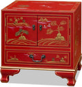 Red Accent Cabinet Z61307