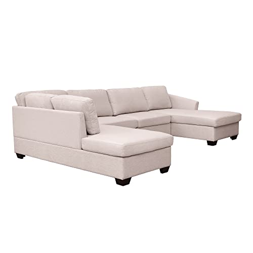 Beige U-Shape Sectional Sofa K989202