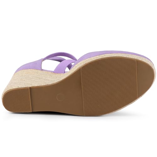 Women's Espadrilles Closed Toe Wedges Heels Sandals Q533520