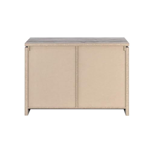 Grey Driftwood 2-door Accent Cabinet V8796