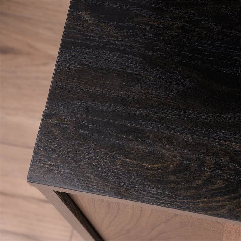 Credenza for 60x22 TVs, Brew Oak/Grand Walnut K68636