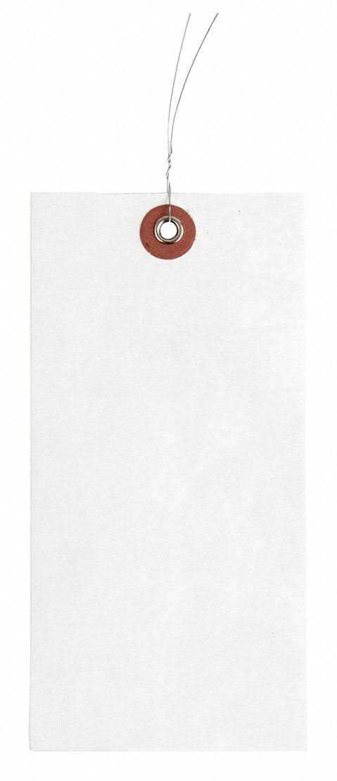 White Tyvek Wire Tag, Pk1000 I200237