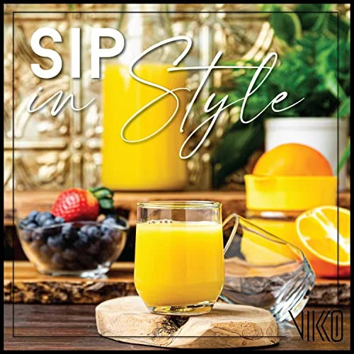 7 oz Clear Glass Juice Glasses, Set of 6 U231