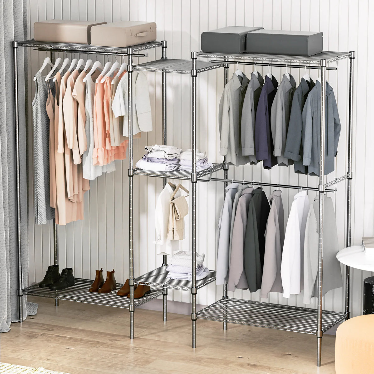 Carbon Steel Heavy Duty Garment Rack S328