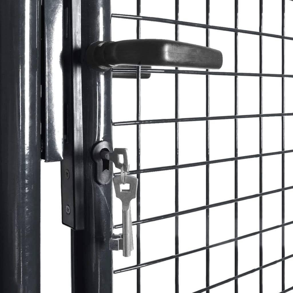 Galvanised Steel Mesh Garden Gate Q335721