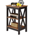 Black 3-Tier Nightstand N970