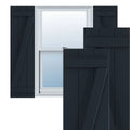 16-1/8x22 x 39x22 PVC Board and Batten Shutters with Z-Bar E44877