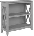 2 Shelf Bookcase in Cape Cod Gray H307