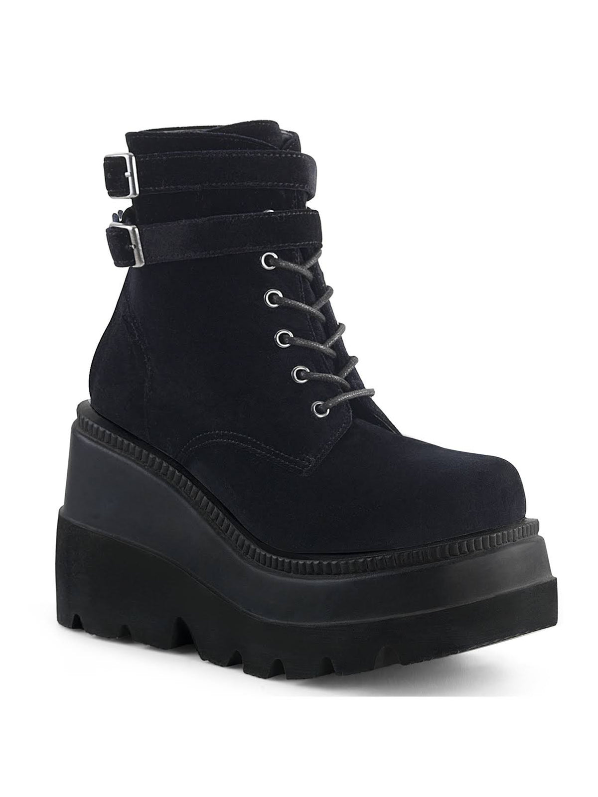 Black Velvet Shoes J52448