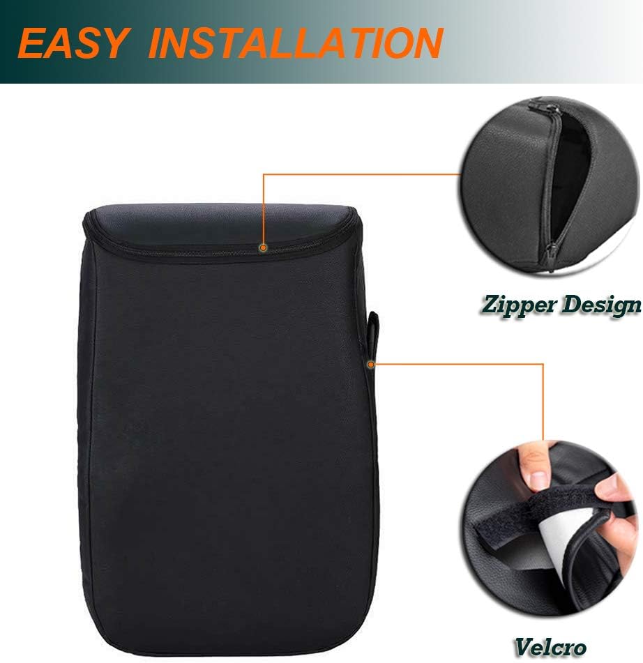 Black Center Console Cover Pack of 2 C1105