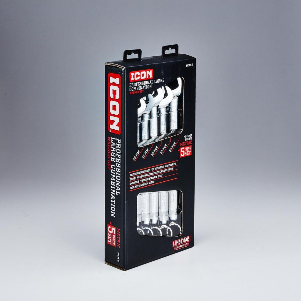 Metric Combination Wrench Set, 5 Piece W2508