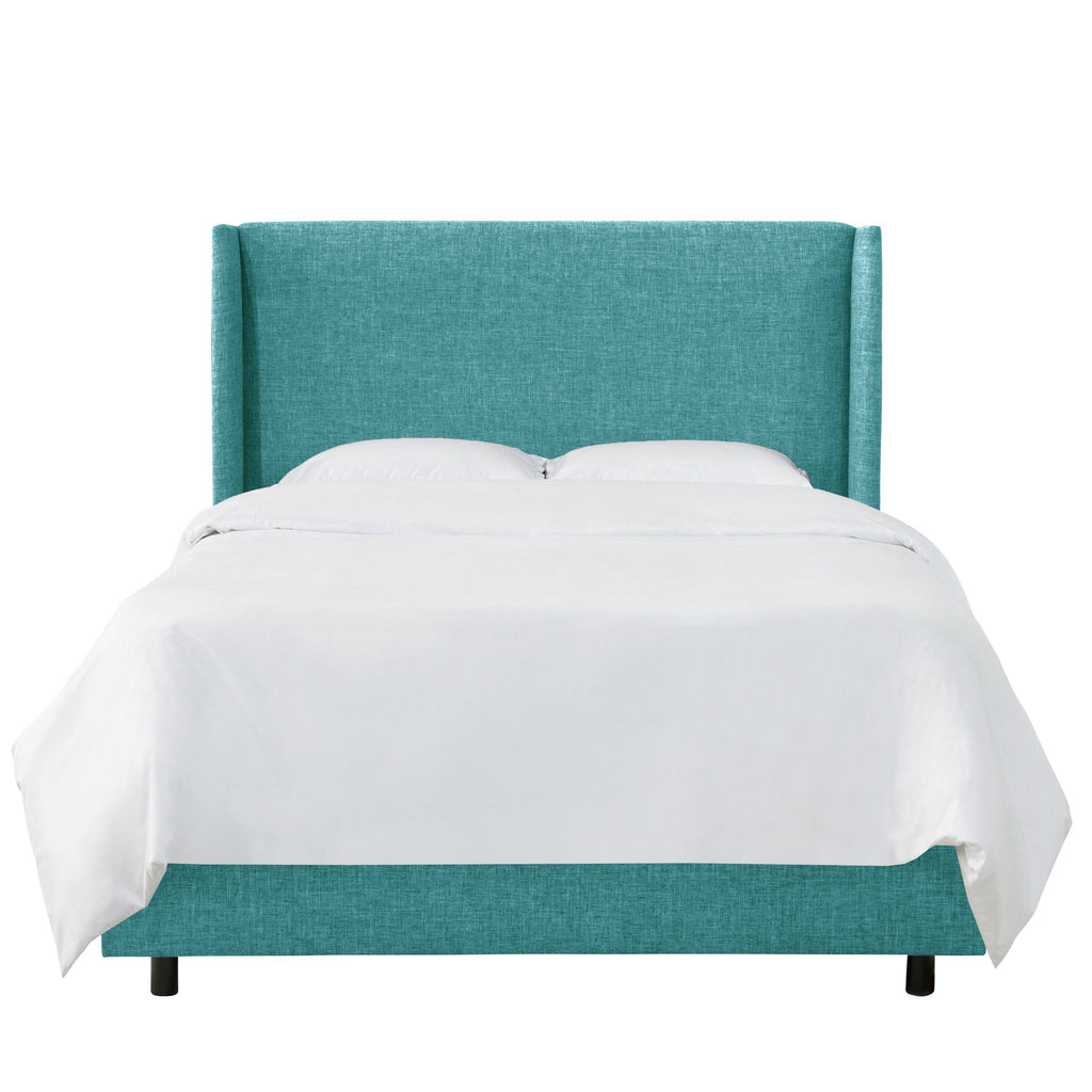 Twin Blue Square Bed H430