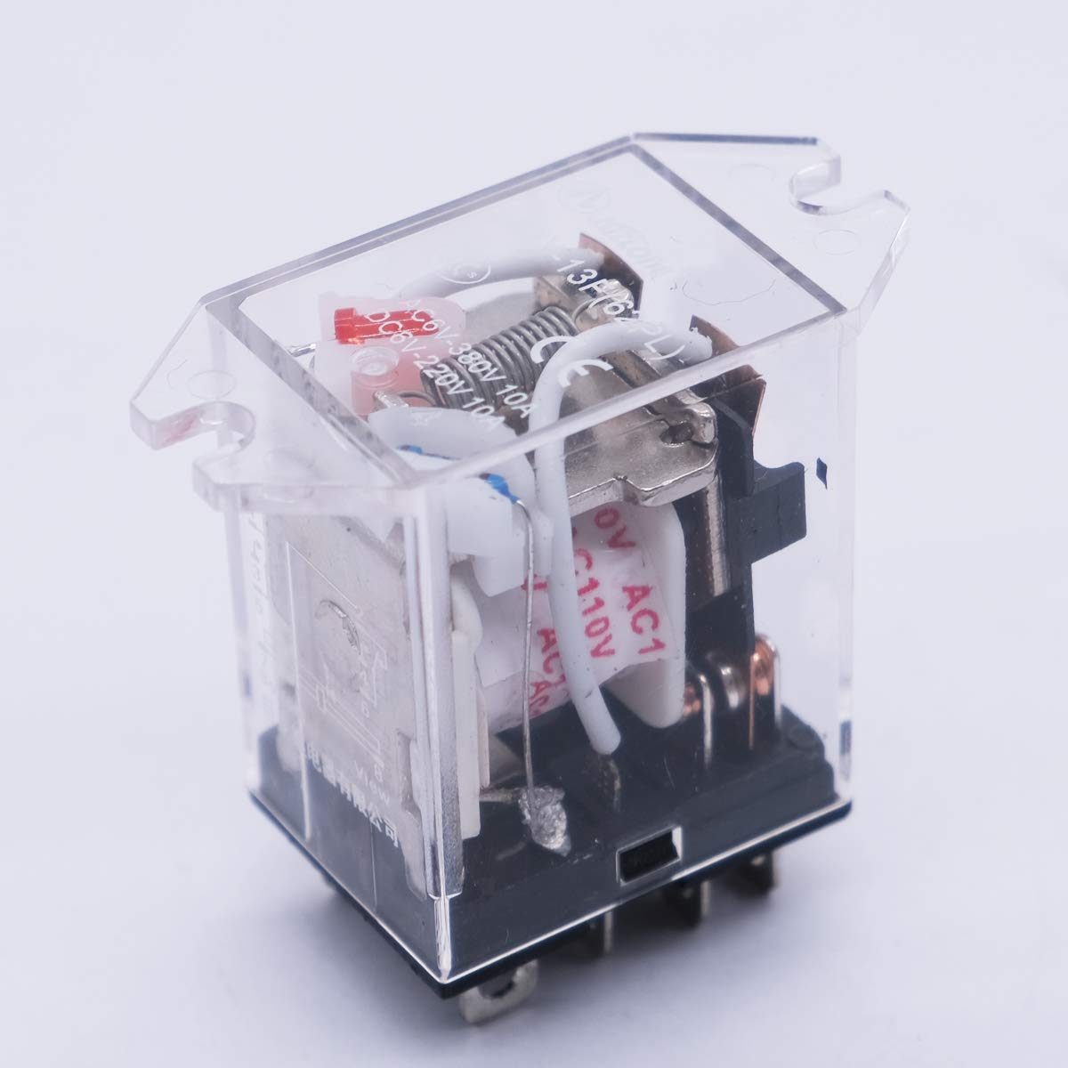 2pcs DC 24V 8 Pin 10A DPDT LED Indicator Electromagnetic Power Relay P13805