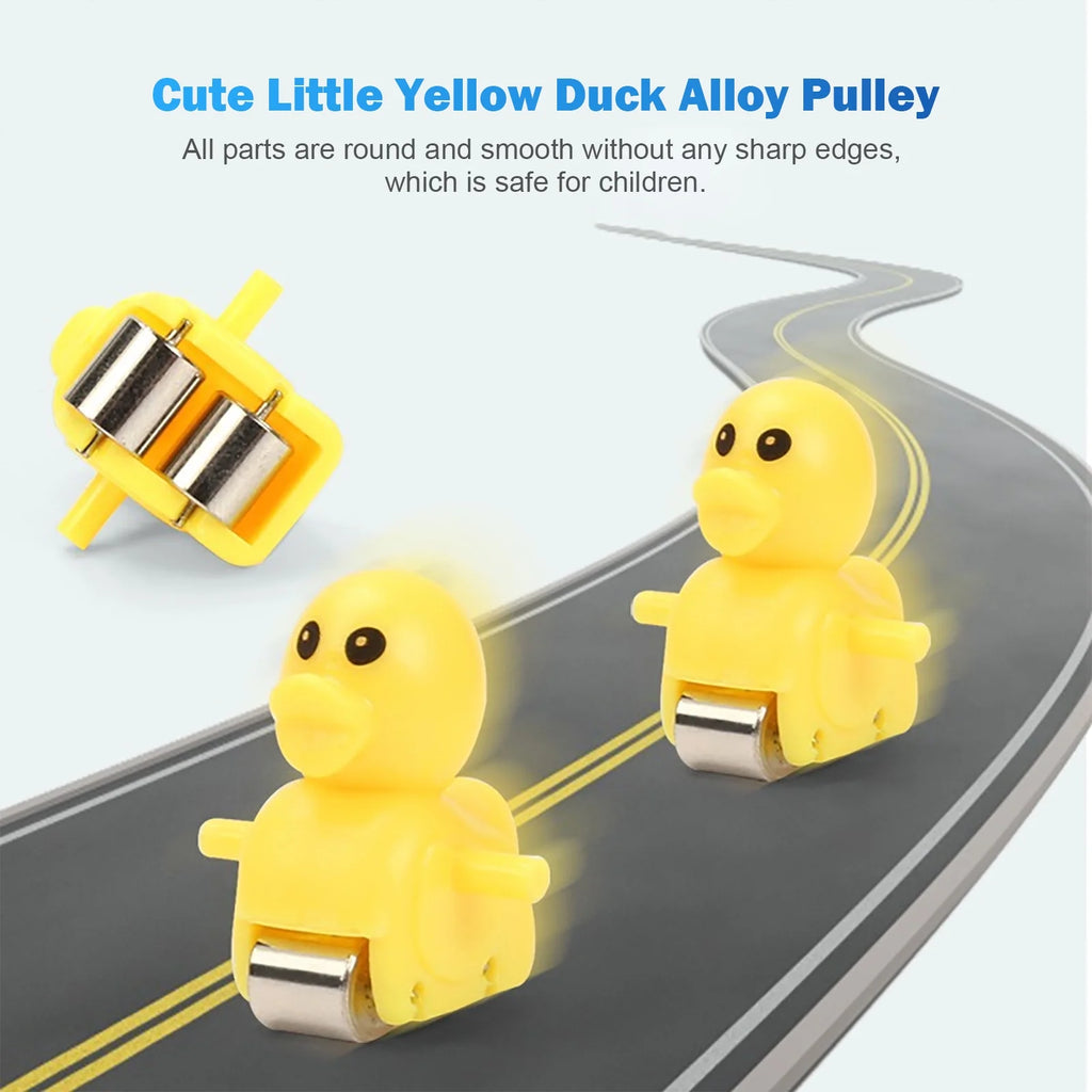 Duck Roller Coaster Toys 4 Pieces Educational Toys with Race Track N591148