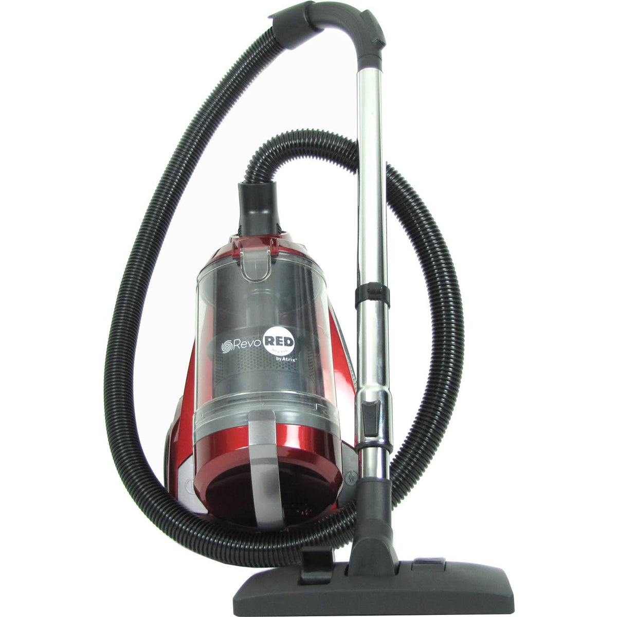 Red Bagless HEPA Canister Vacuum Q766