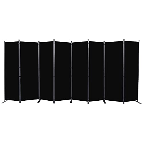 Black 4 Panel Folding Room Divider I15568
