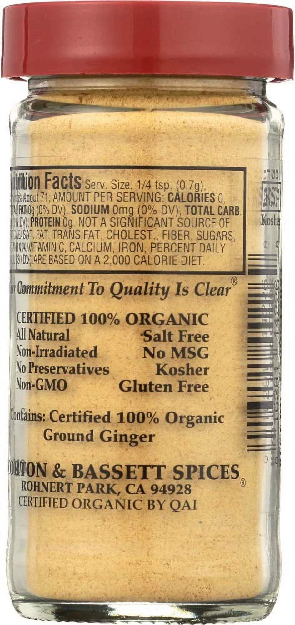 Ground Ginger, 1.8 oz (Pack of 3) X2339