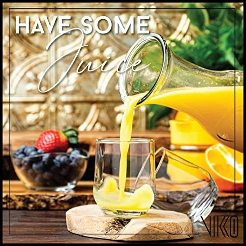 7 oz Clear Glass Juice Glasses, Set of 6 U231