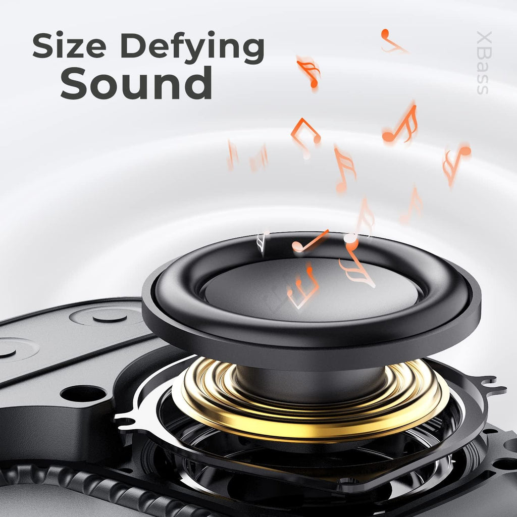 Portable Speaker with 90dB Sound, IP67 Waterproof, 12H Playtime, 120ft Bluetooth Range E571337