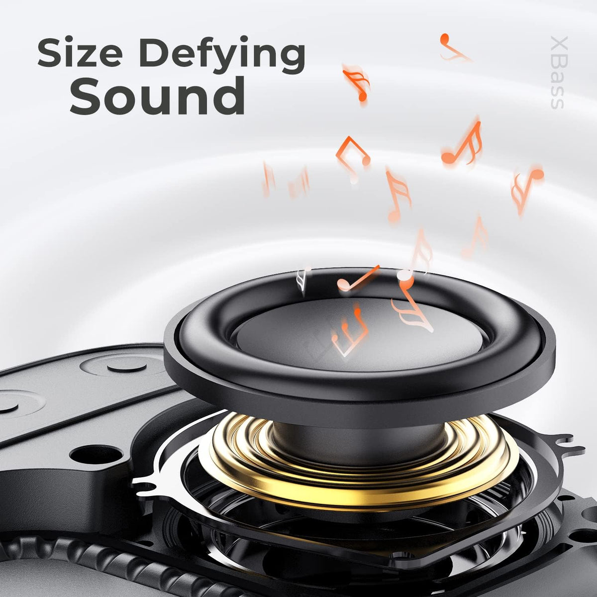 Portable Speaker with 90dB Sound, IP67 Waterproof, 12H Playtime, 120ft Bluetooth Range E571337