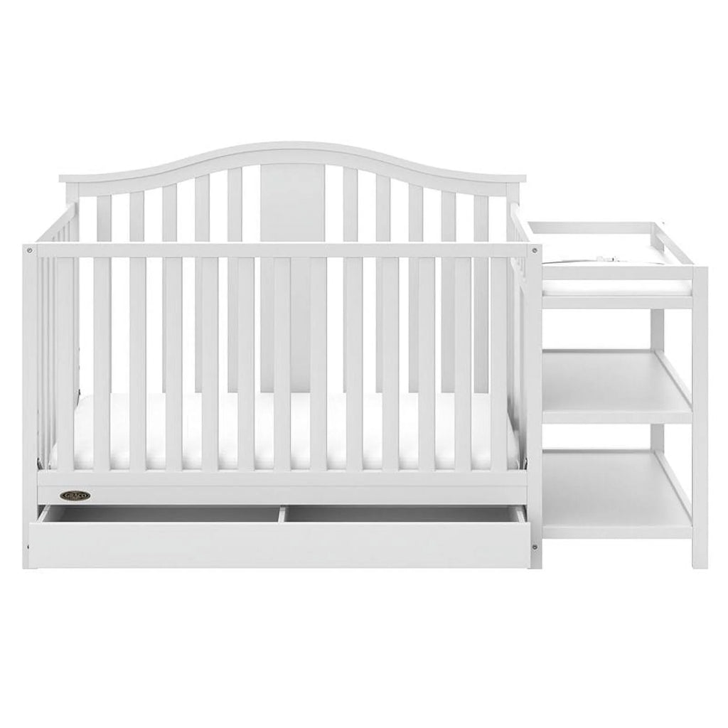 4-in-1 Convertible Crib and Changer with Drawer X5024