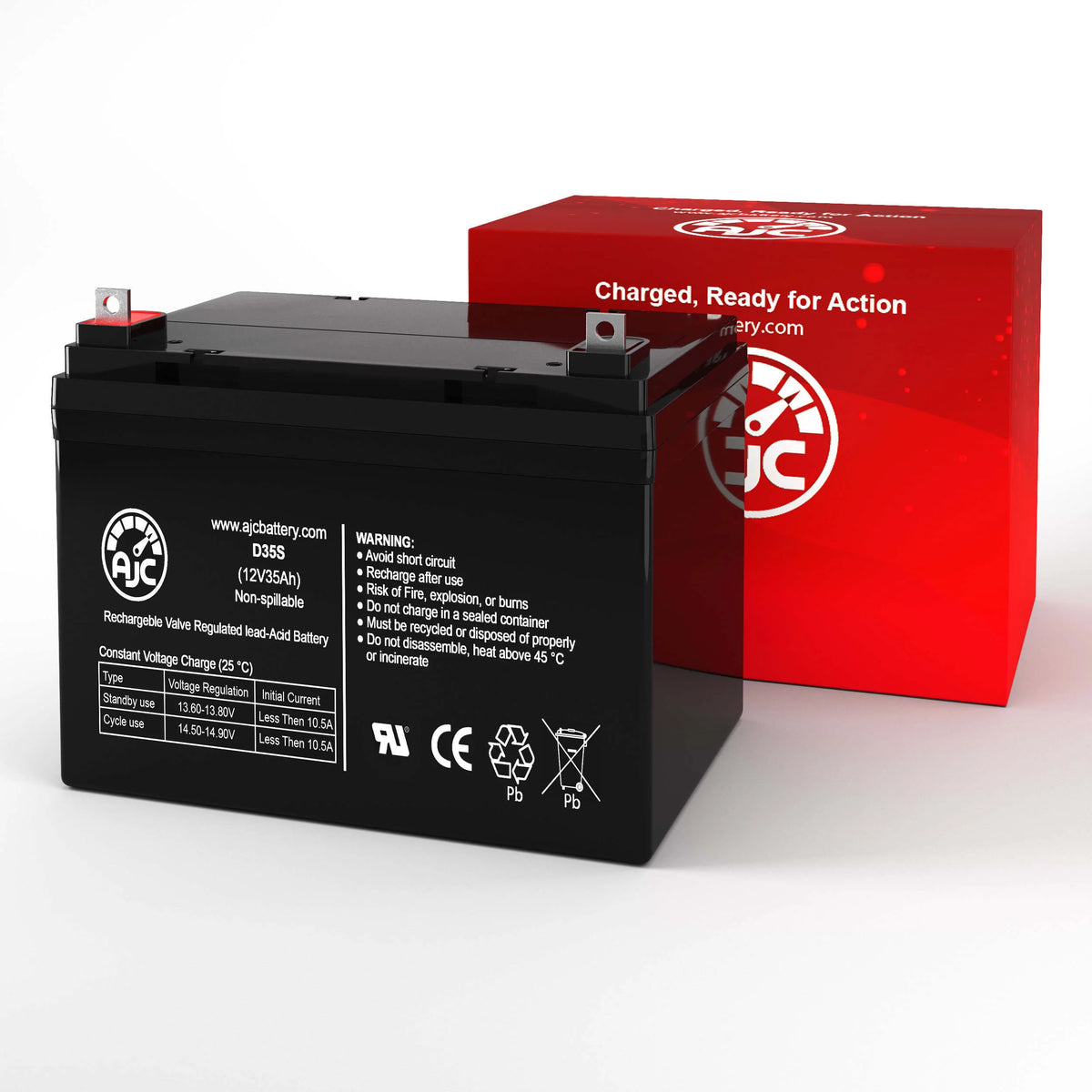 500VA 12V 35Ah UPS Battery O1629