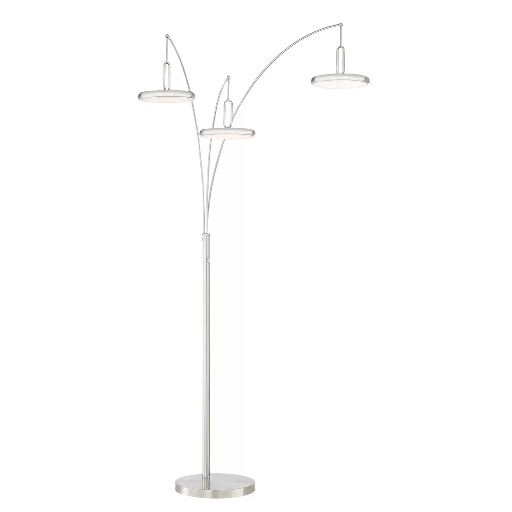 3 Light Integrated Led Tree Floor Lamp J116