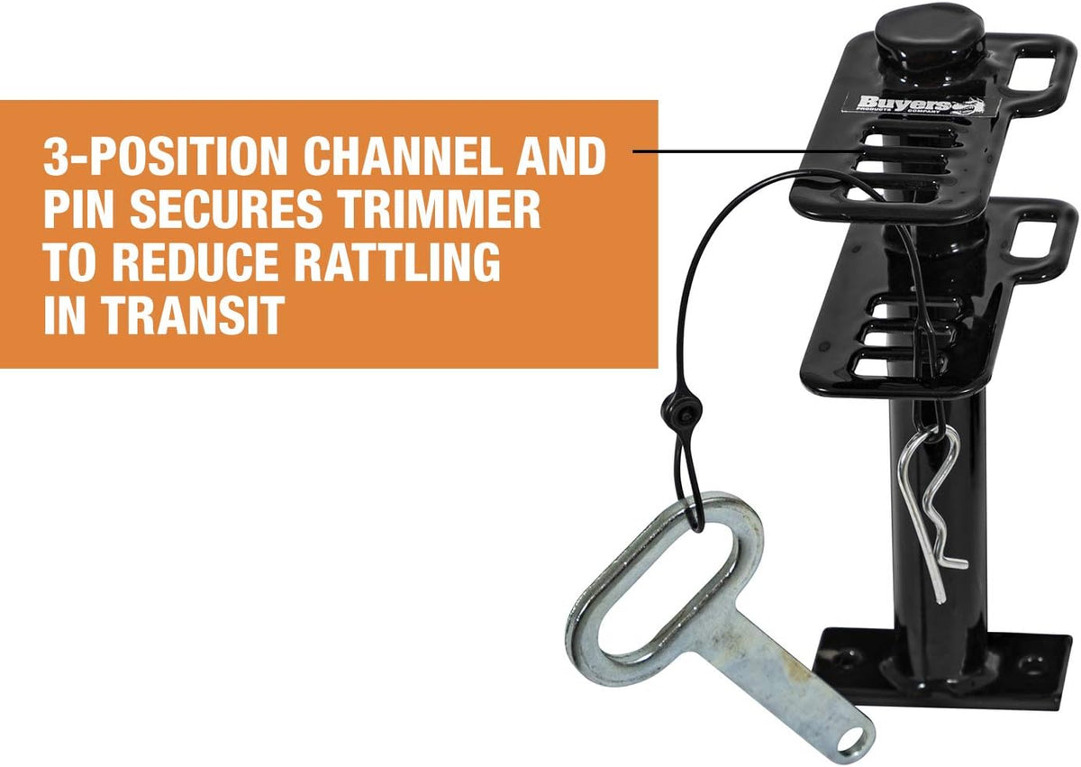 1 Channel Lockable Trimmer Rack, Black X803346