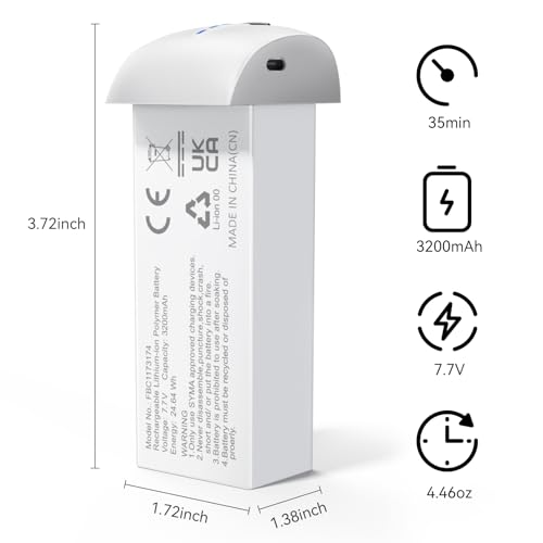 7.7V 3200mAh Rechargeable Lithium Battery with Type-C Cable T151219