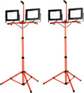 20000 Lumen LED Work Light With Stand 200W 5000K IP65 (2 pack) B6871