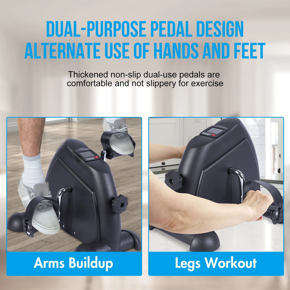Mini Exercise Bike with LCD Screen Display U4818