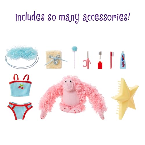 Fashion Doll with 2 Sets of Pajamas, Plush, and Accessories T658