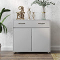 White 3 Doors 3 Drawers Sideboard Cabinet P7800