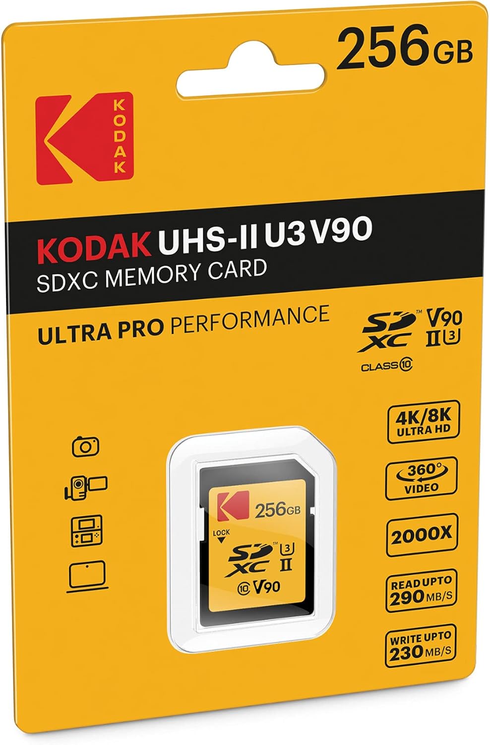 128GB UHS-II U3 V90 SDXC Memory Card X5935