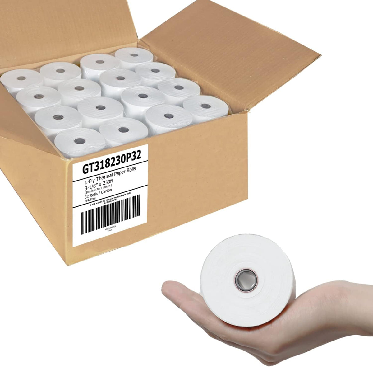 32 Rolls BPA Free Thermal Paper Receipt Rolls I576