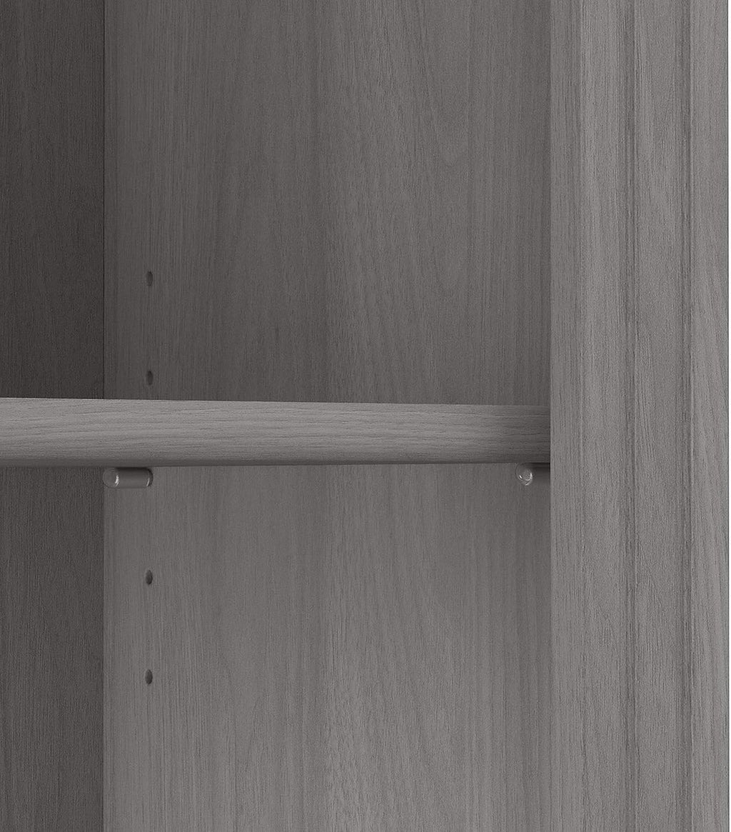 Modern Gray 5 Shelf Bookcase K83119