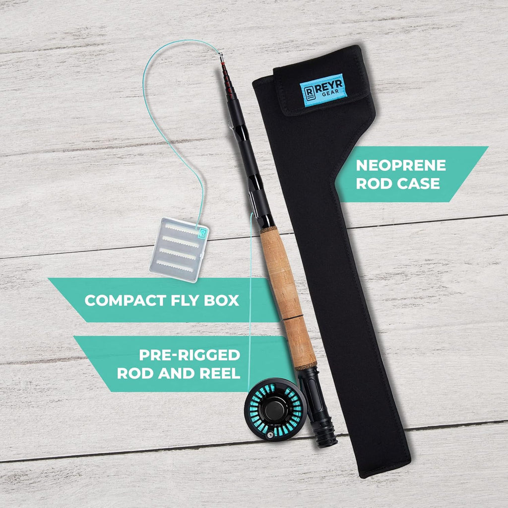 6WT Telescoping Travel Fly Rod and Reel Combo P418