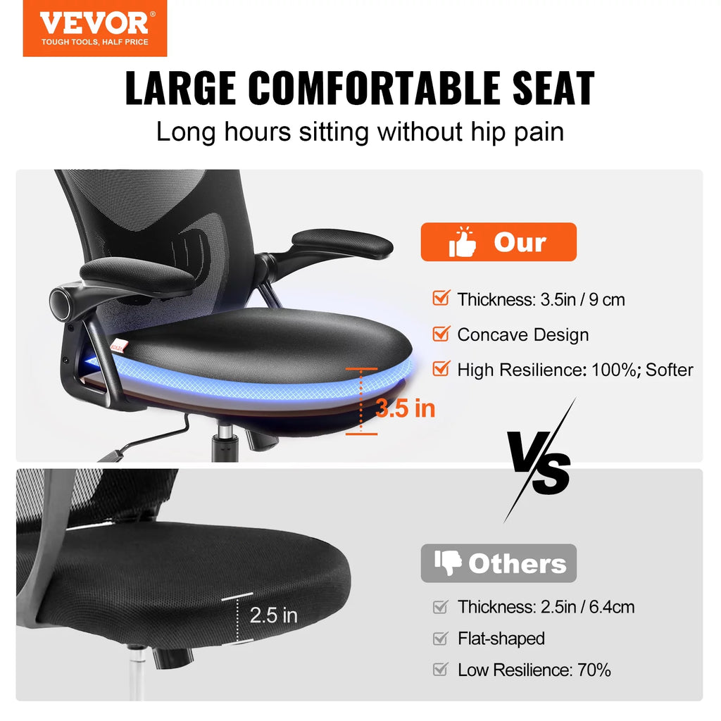 Ergonomic Mesh Office Chair with Lumbar and Head Support Z8480