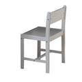 Gray Solid Wood Dining Chair Q878611